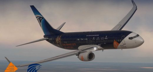 EGYPTAIR [SU-GCZ] PMDG B737-800 Grand Egyptian Museum v1.0