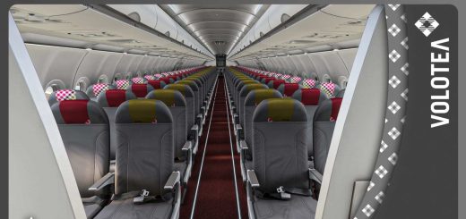 Volotea 10 Years Anniversary Livery w/Cabin For Fenix A320 v1.2