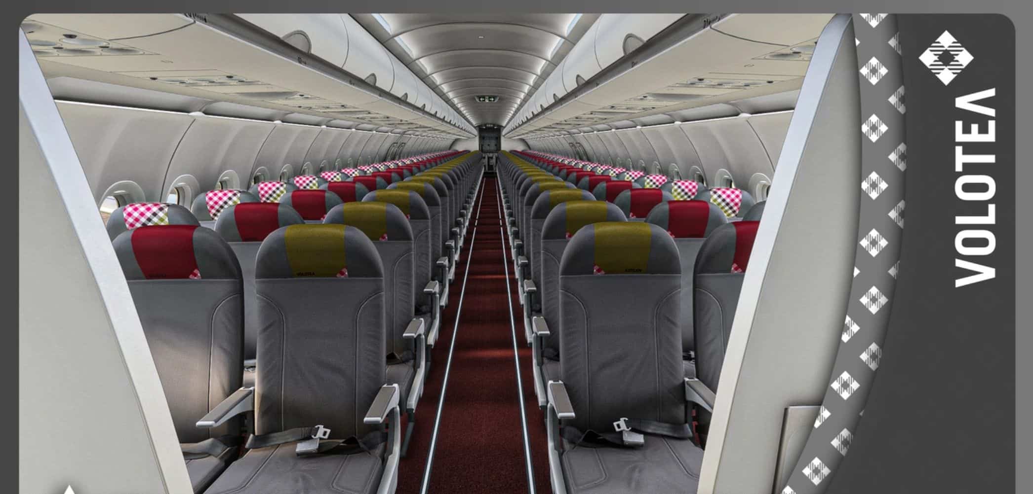 Volotea 10 Years Anniversary Livery w/Cabin For Fenix A320 v1.2