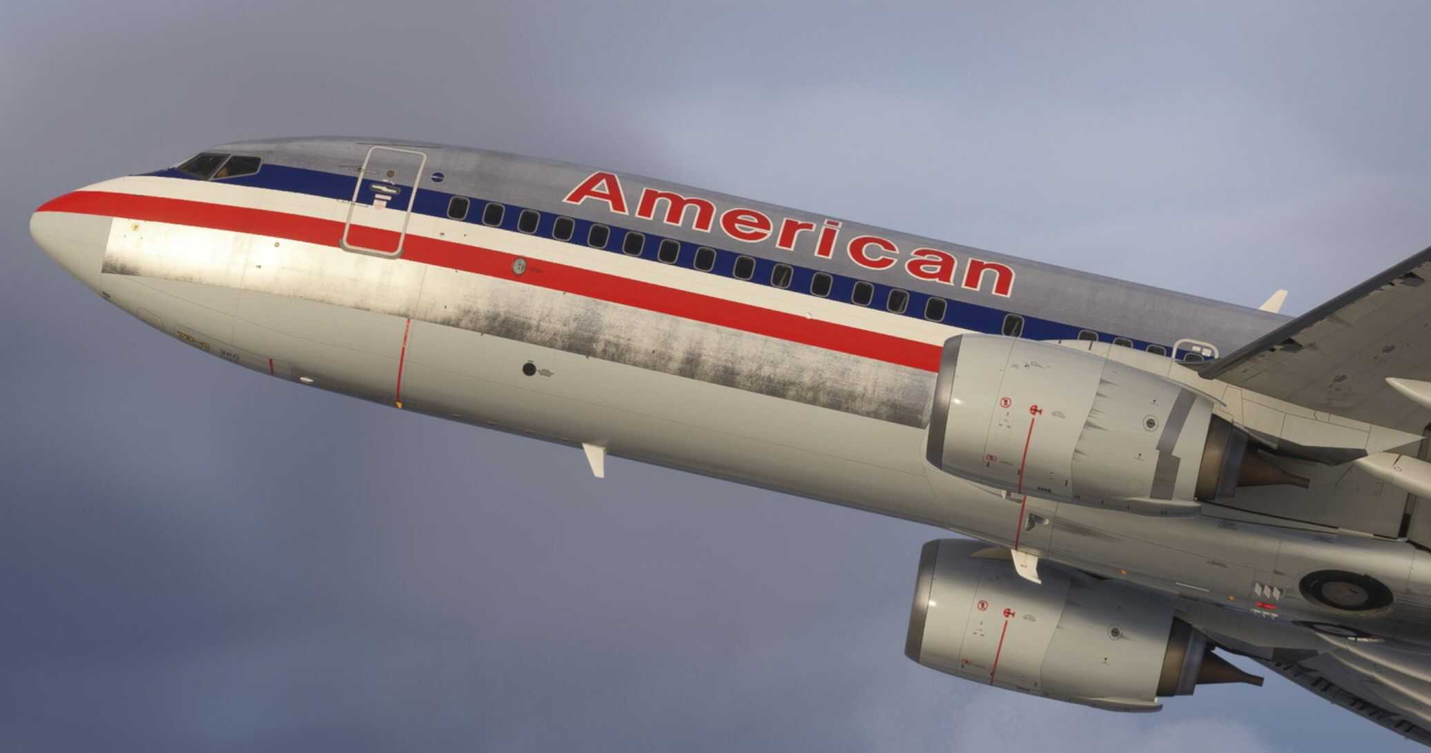 American Airlines ‘Legacy Heritage’ | w/Cabin | PMDG 737-823 v1.1