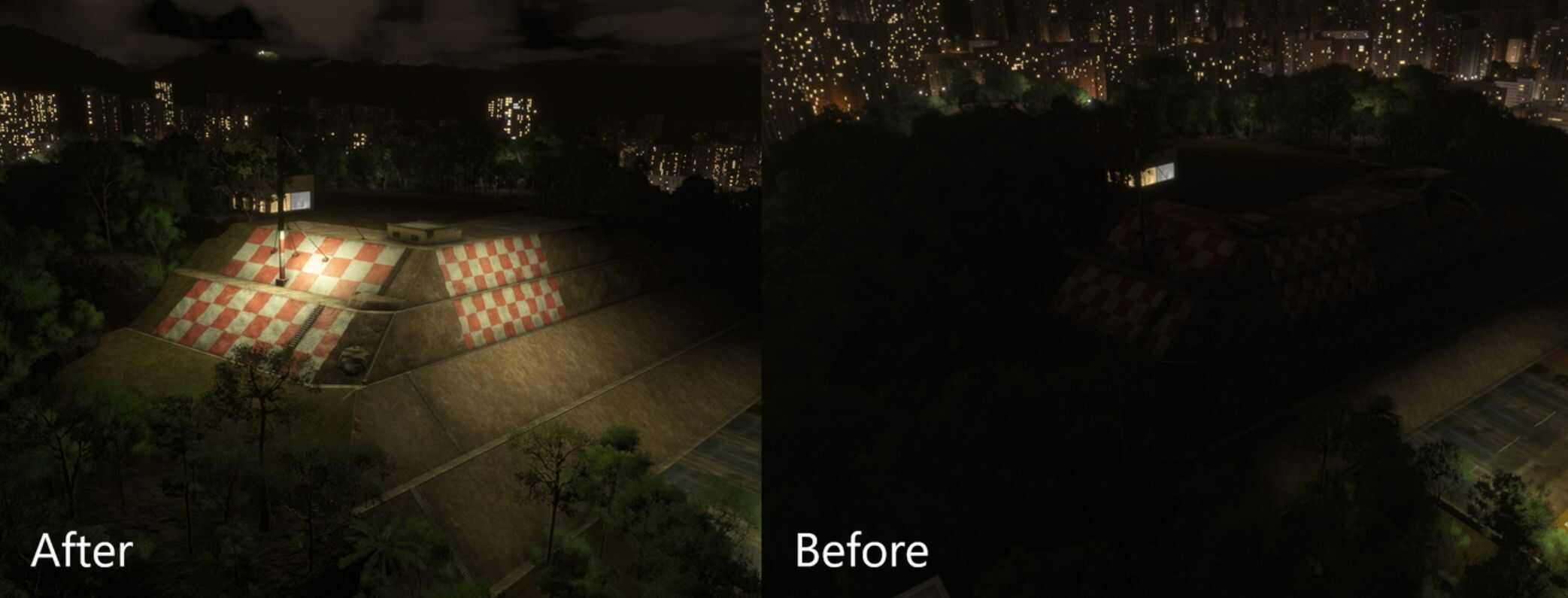 VHHX Checkerboard lighting fix v0.1