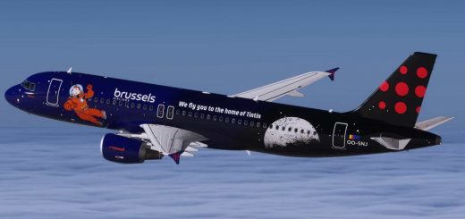 Brussels Airlines [OO-SNJ ‘Tintin’] – Fenix A320 v1.1