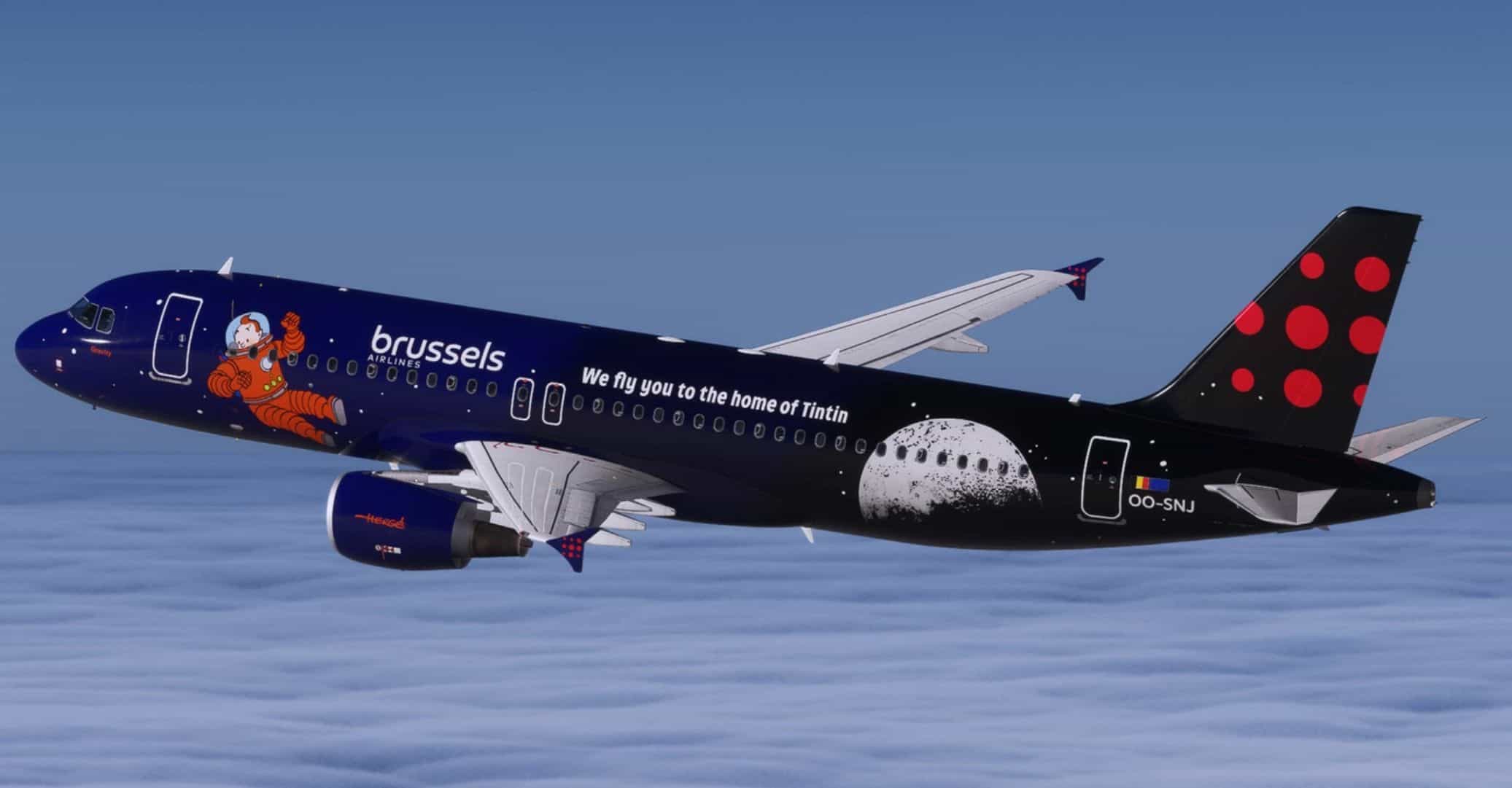 Brussels Airlines [OO-SNJ ‘Tintin’] – Fenix A320 v1.1