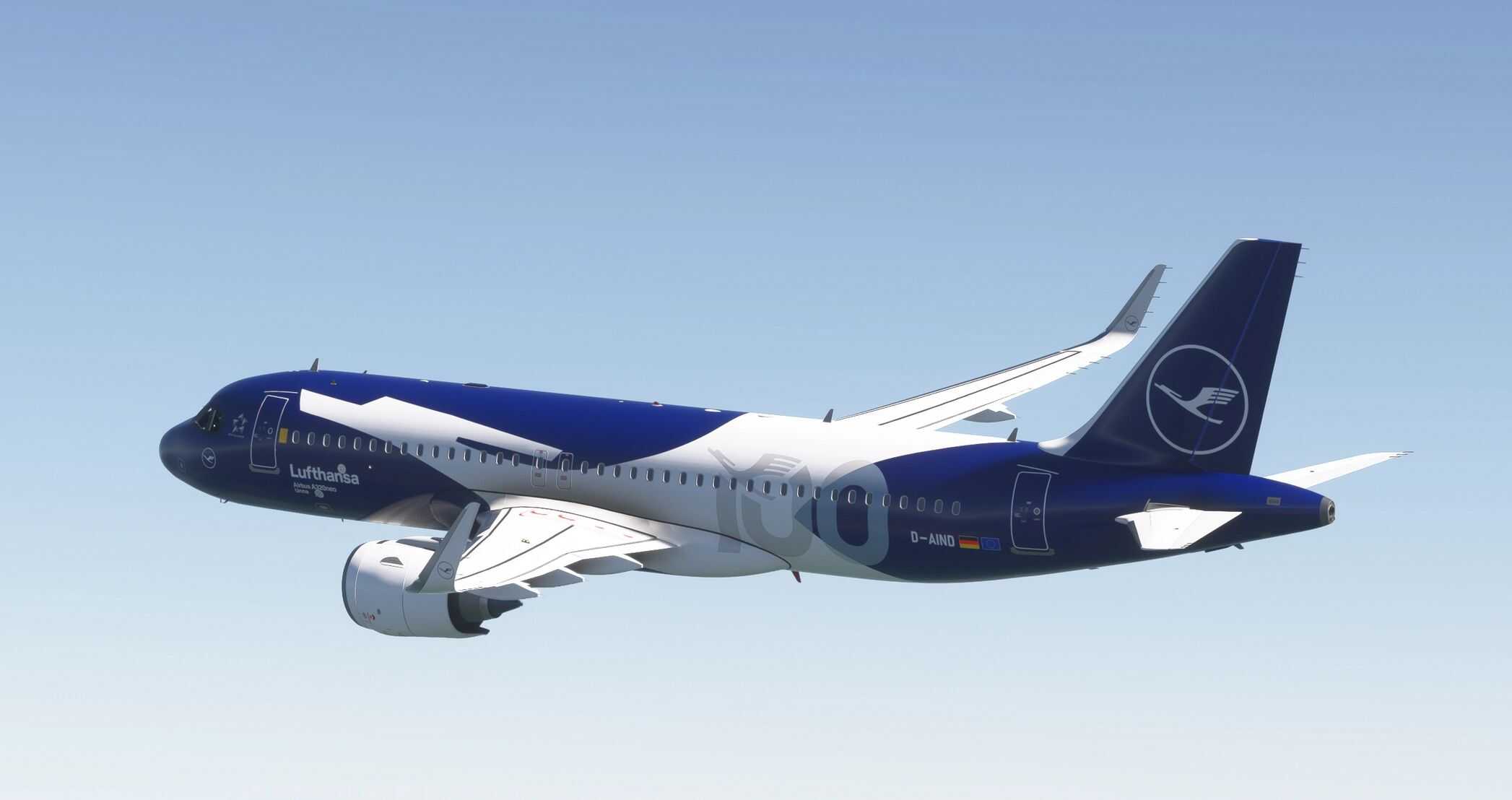 Airbus A320neo Lufthansa 100th Anniversary (D-AIND) v1.0