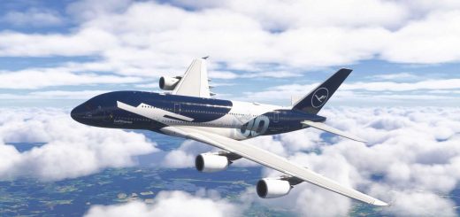 FlyByWire A380 – Lufthansa 100 Year Anniversary D-AIMH (4K) v1.0.10