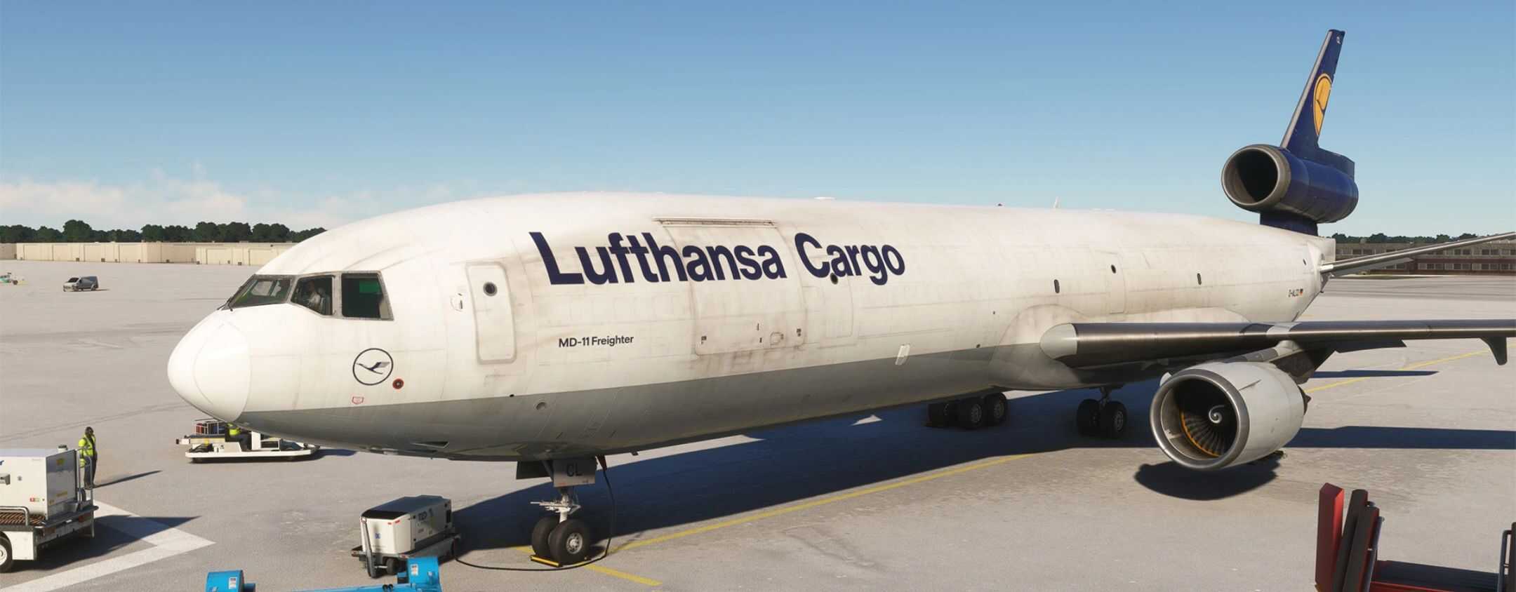 MD-11 Lufthansa Cargo D-ALCL Weathered v1.0