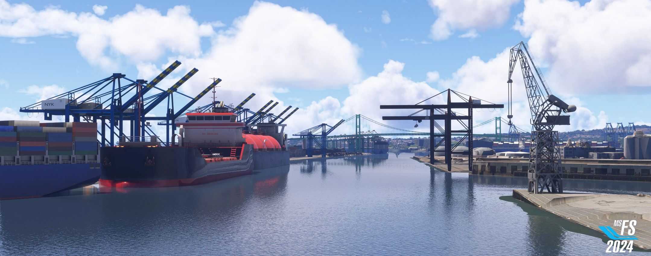 San Pedro Bay Port Facilities, Los Angeles & Long Beach CA USA (V3.0 MSFS2020) / (V1.3 MSFS2024) v1.1