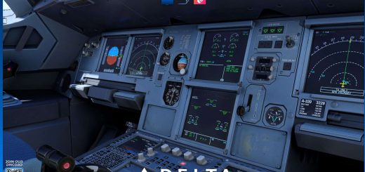 Delta Air Lines Livery Pack Fenix A320 V2 v1.1