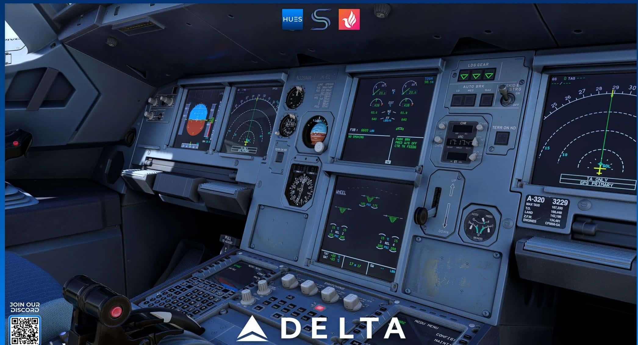 Delta Air Lines Livery Pack Fenix A320 V2 v1.1